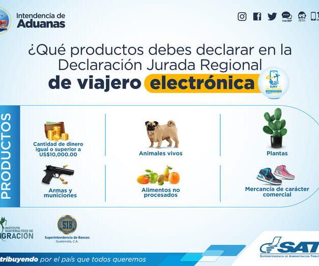 Declaraci N Jurada Regional De Viajero Portal SAT   Que Productos Debes Declarar 627x523 